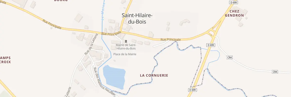 Plan du 5 Rue Principale à Saint-Hilaire-du-Bois