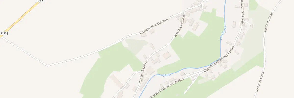 Plan du 18 Rue des Moulins à Ponts sur Seulles