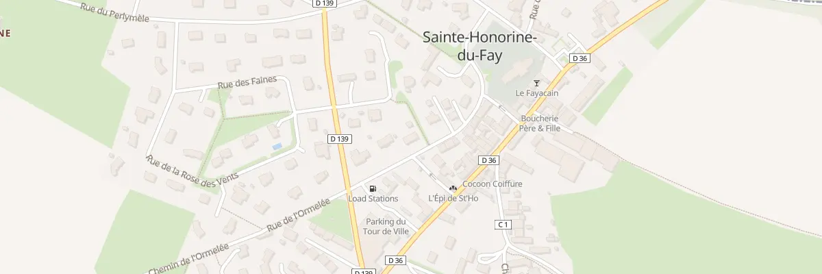 Plan du 5220 Rue de l’Église à Sainte-Honorine-du-Fay