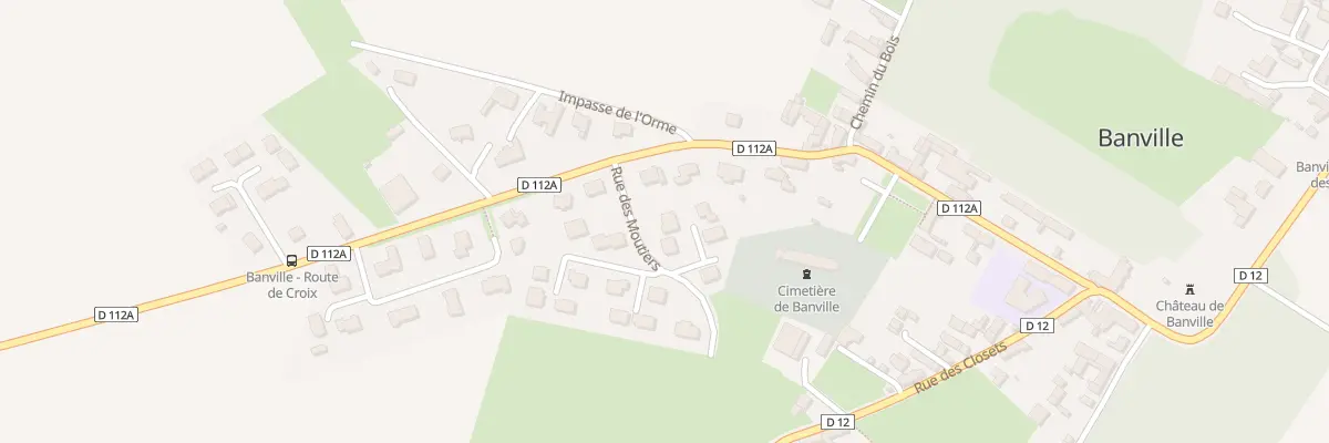 Plan du 1 Rue des Moutiers à Banville