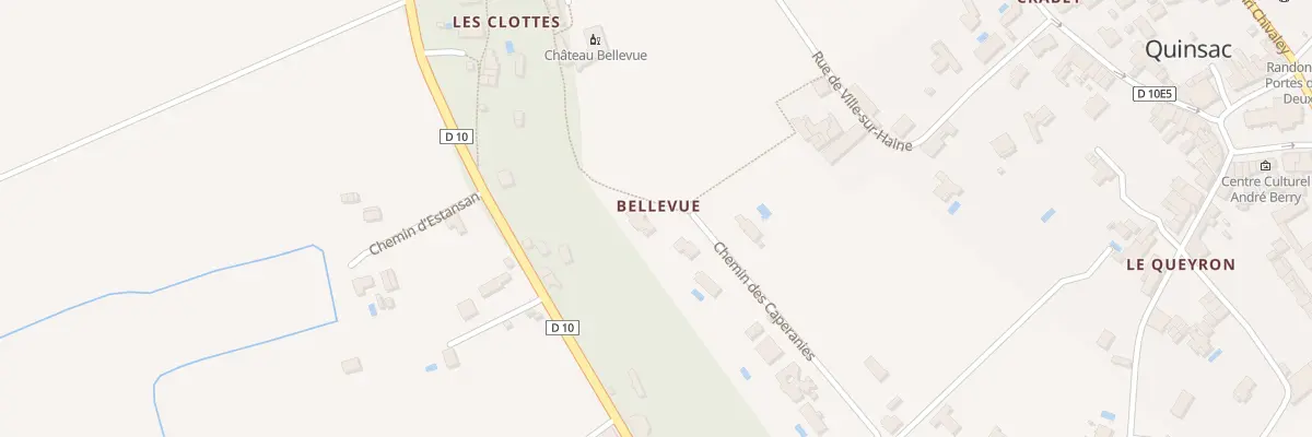 Plan du 18 Che des Caperanies à Quinsac