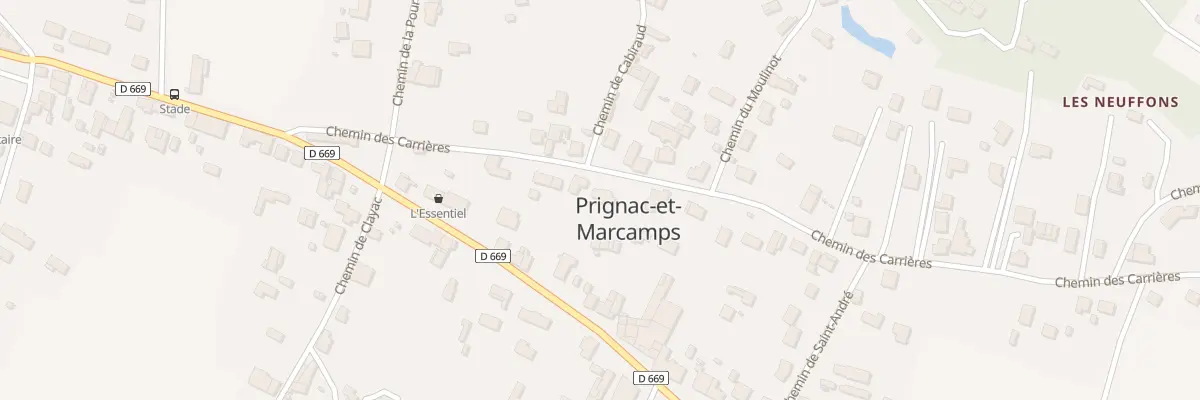 Plan du 5 Che des Carrieres à Prignac-et-Marcamps