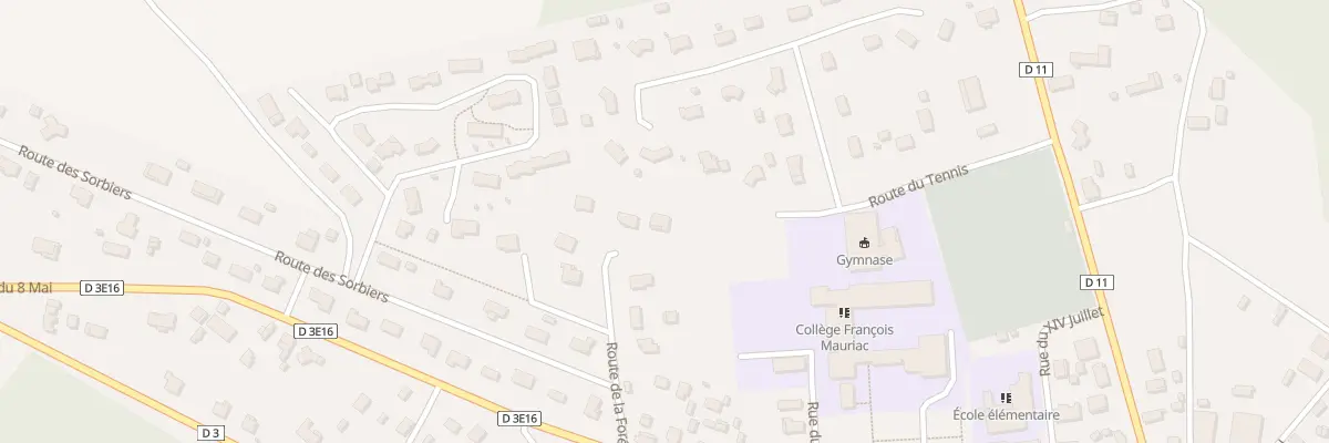 Plan du 5005 Lot la Forêt à Saint-Symphorien