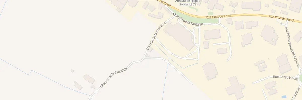 Plan du 9003 Rue de la Fantaisie à Niort