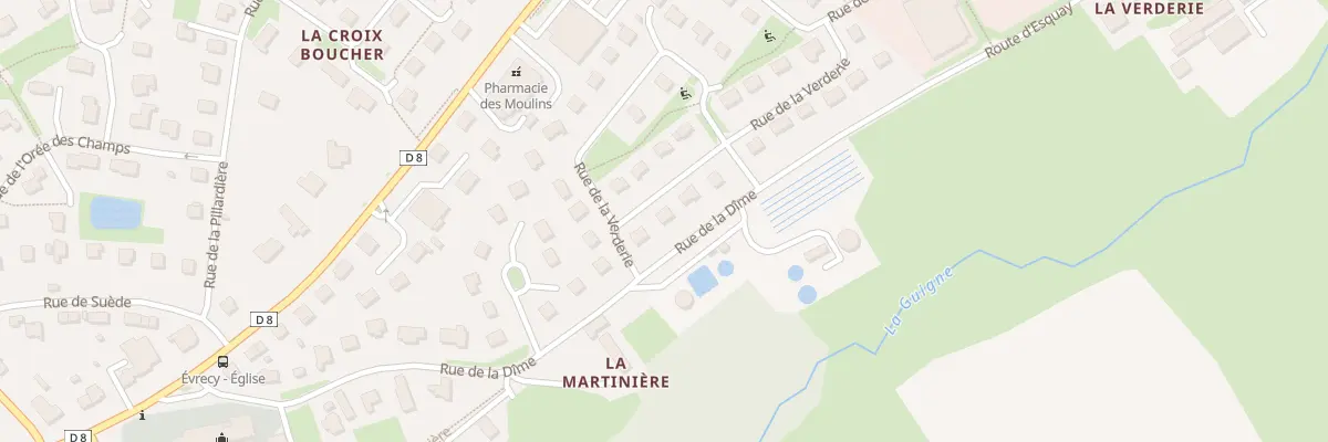 Plan du 30 Rue de la Verderie à Évrecy