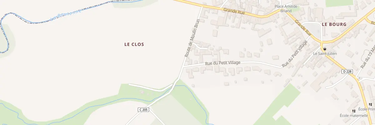 Plan du 64 Rue du Petit Village à Saint-Julien-de-l’Escap