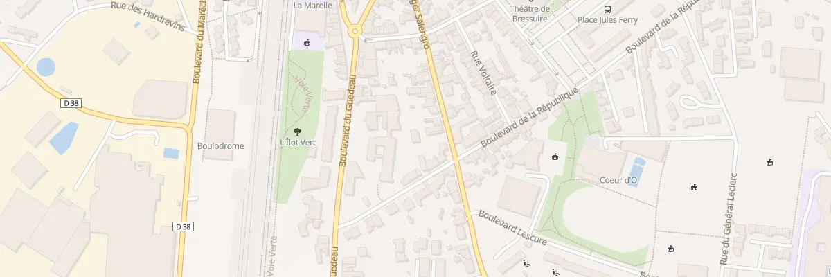 Plan du 33 Rue Roger Salengro à Bressuire