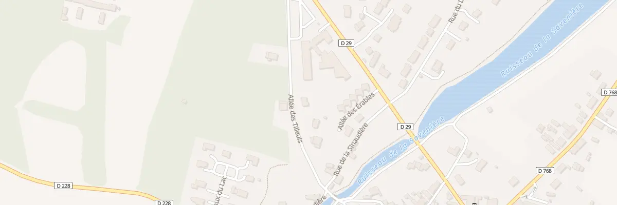Plan du 1 All Allee des Tilleuls à Miré