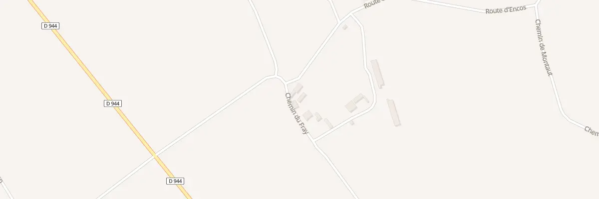 Plan du 2098 Rte d’Encos à Coudures