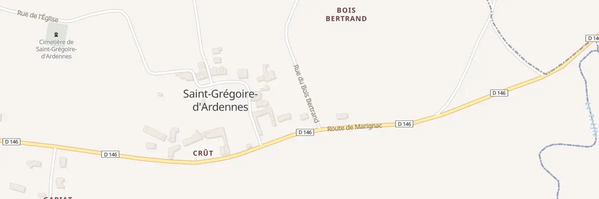 Plan du 1 Che du Bois Bertrand à Saint-Grégoire-d’Ardennes