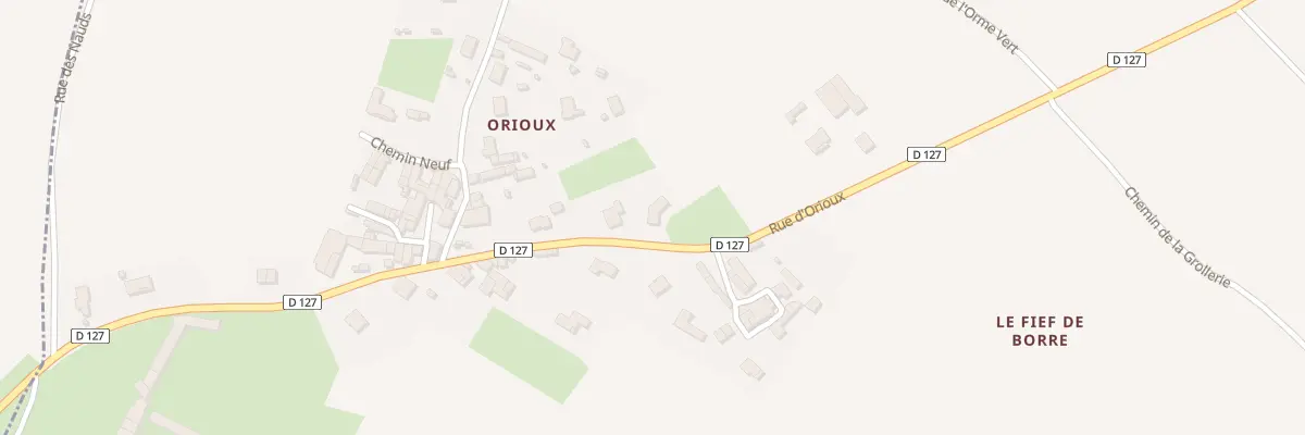 Plan du 329 Rue d’Orioux à Courcelles