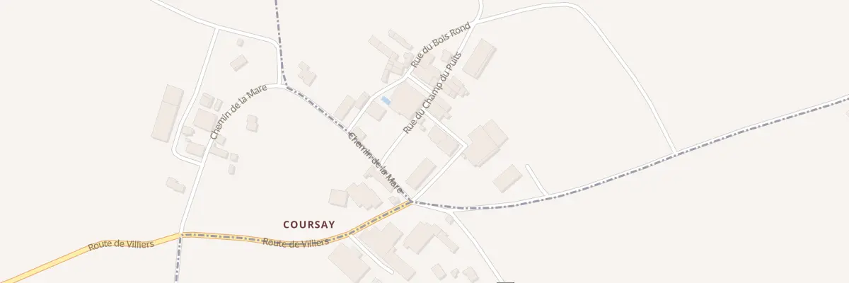 Plan du 3 Coursay à Faye-sur-Ardin
