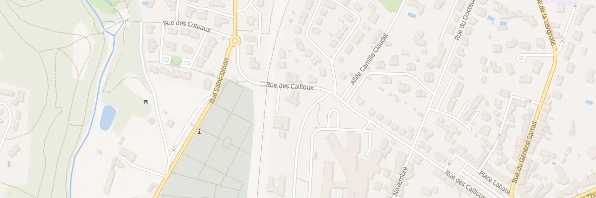 Plan du 35 Rue des Cailloux à Bressuire
