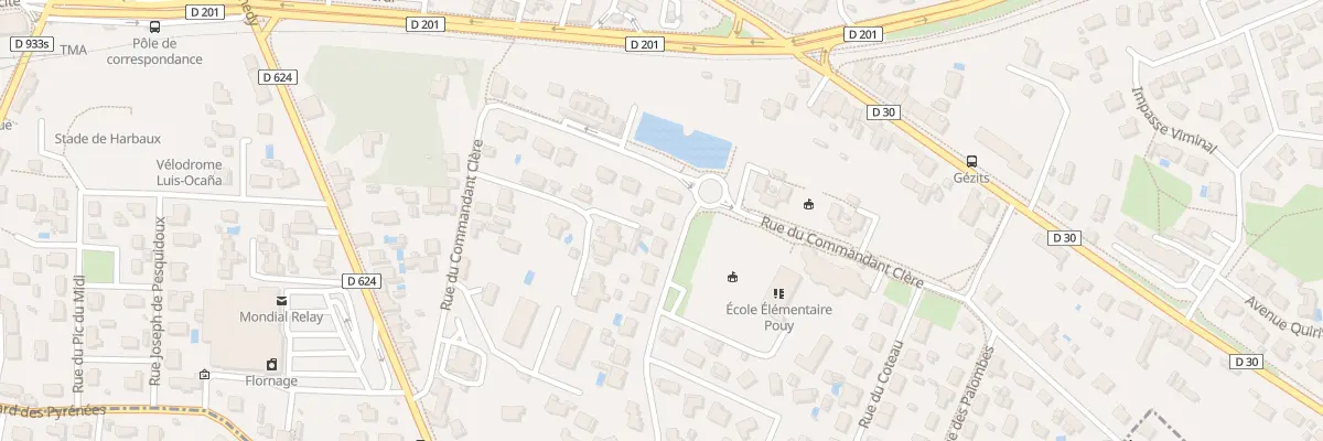 Plan du 4 Rue du Coteau à Mont-de-Marsan