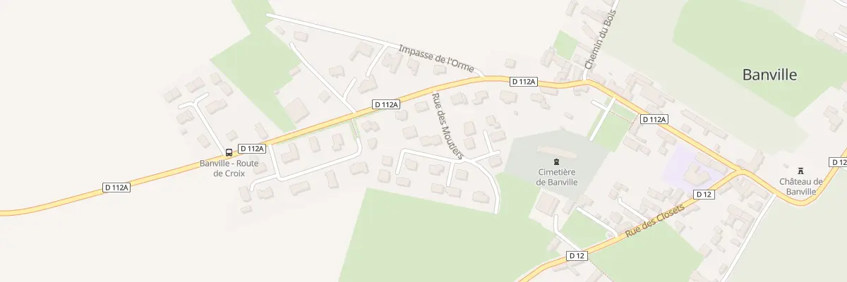 Plan du 15 Rue des Moutiers à Banville
