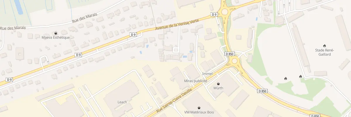 Plan du 153 Av de la Venise Verte à Niort