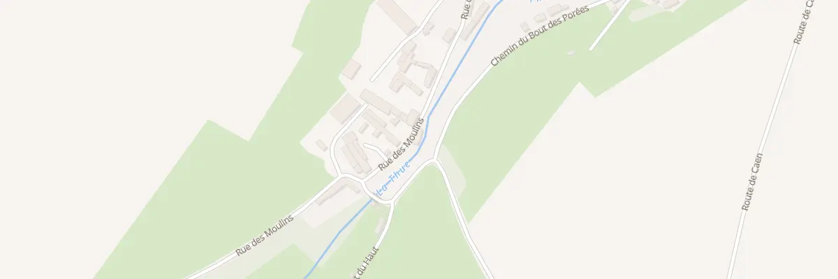 Plan du 25 Rue des Moulins à Ponts sur Seulles