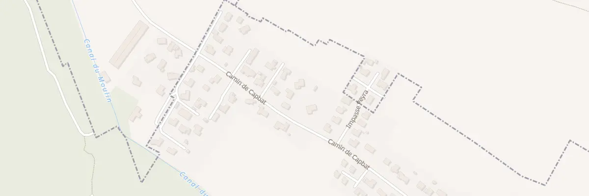 Plan du 56 Cami de Capbat à Siros