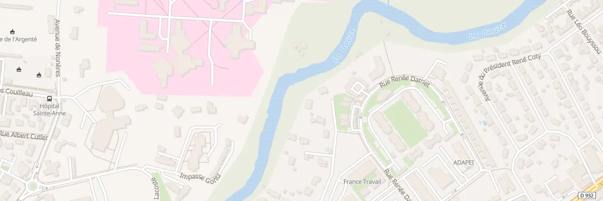 Plan du 35 Rue Aspirant G Brochon à Mont-de-Marsan