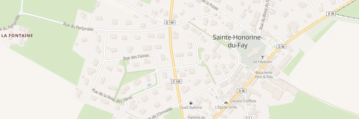 Plan du 2 Rue Pierre Samson à Sainte-Honorine-du-Fay