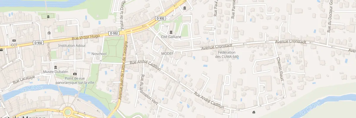Plan du 108 Av Cronstadt à Mont-de-Marsan