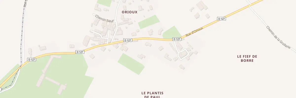 Plan du 354 Rue d’Orioux à Courcelles