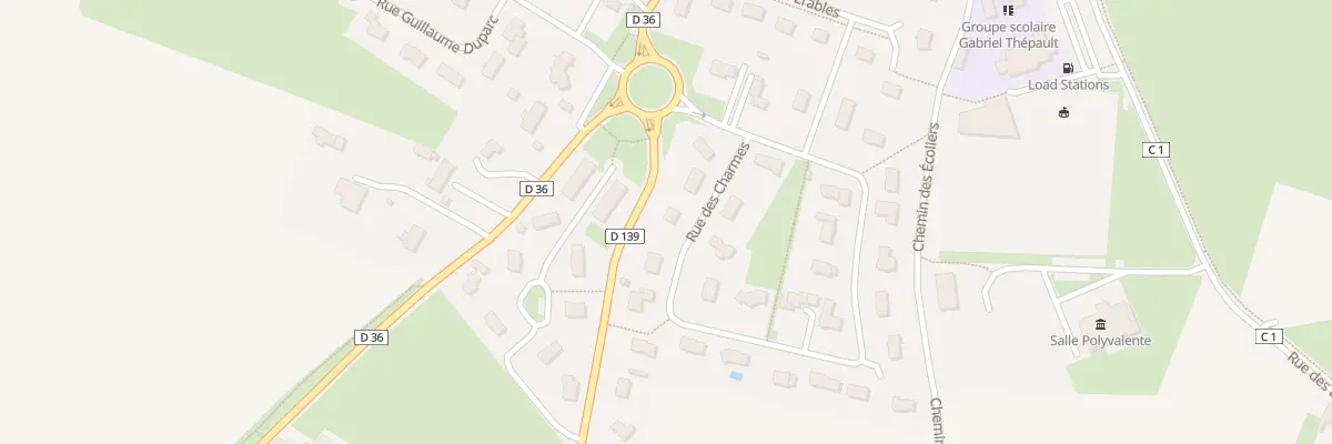 Plan du 3 Rue des Charmes à Sainte-Honorine-du-Fay