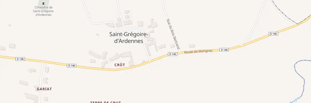 Plan du 3 Rte de Marignac à Saint-Grégoire-d’Ardennes