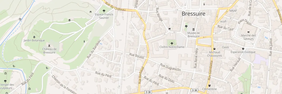 Plan du 3 Pl Saint Jean à Bressuire