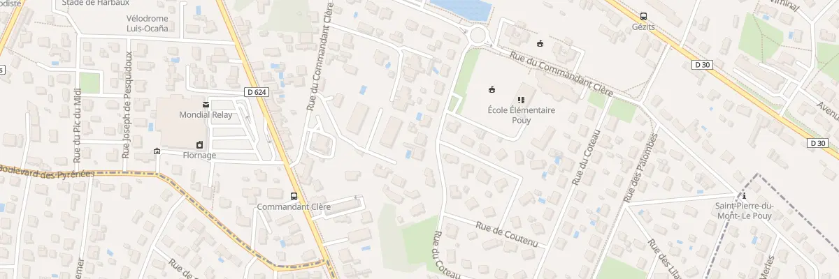 Plan du 14 Rue du Coteau à Mont-de-Marsan
