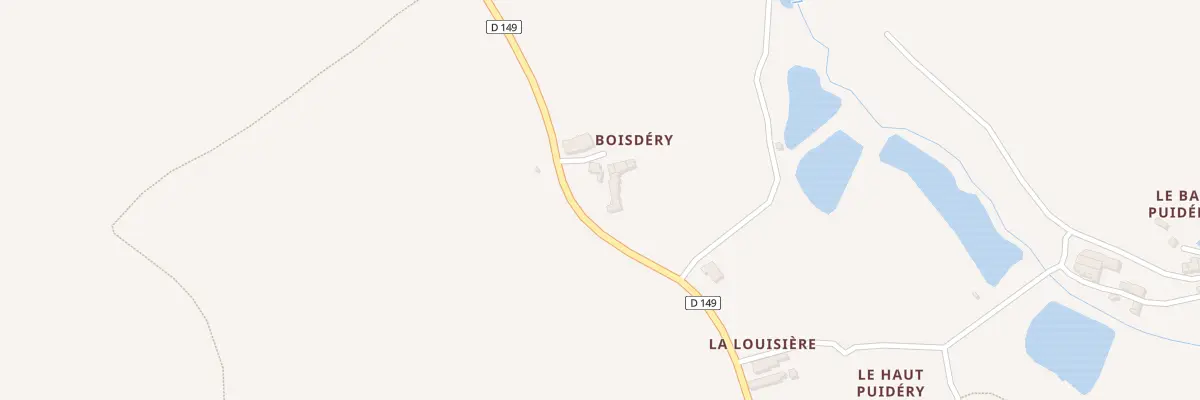 Plan du 3 Boisdery à Chanteloup