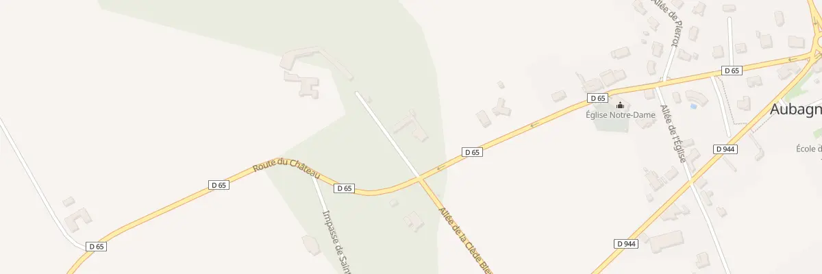 Plan du 504 Rte du Château à Aubagnan