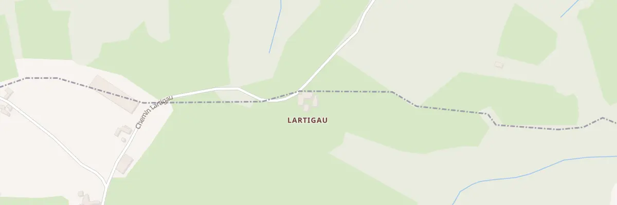 Plan du 2 Che Lartigau à Lasseube