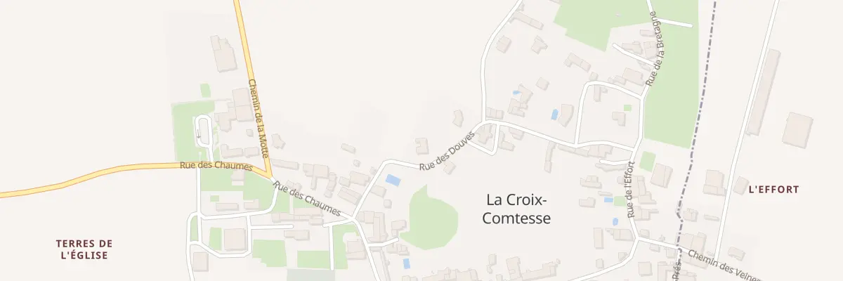 Plan du 9 Rue des Douves à La Croix-Comtesse