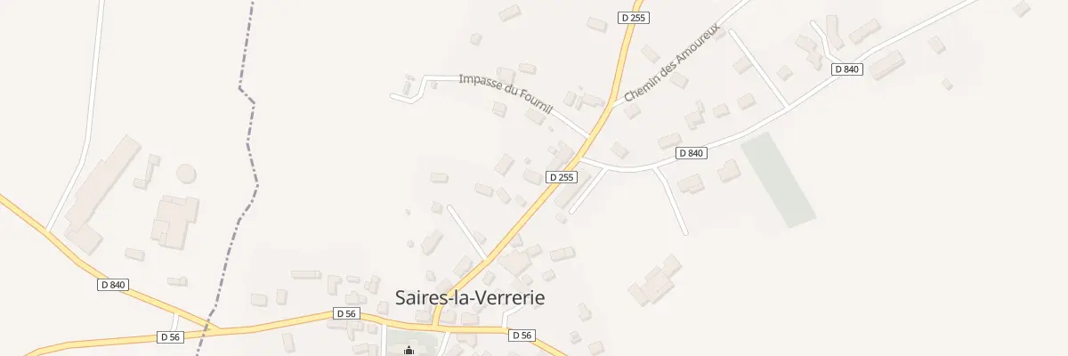 Plan du 25 Rue de la Libération à Saires-la-Verrerie