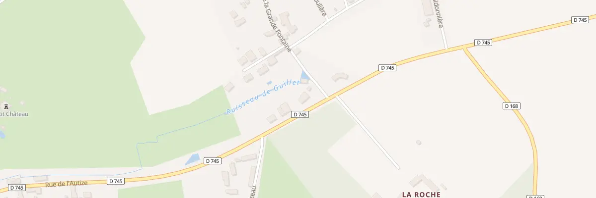Plan du 1 Rue de la Grande Fontaine à Béceleuf