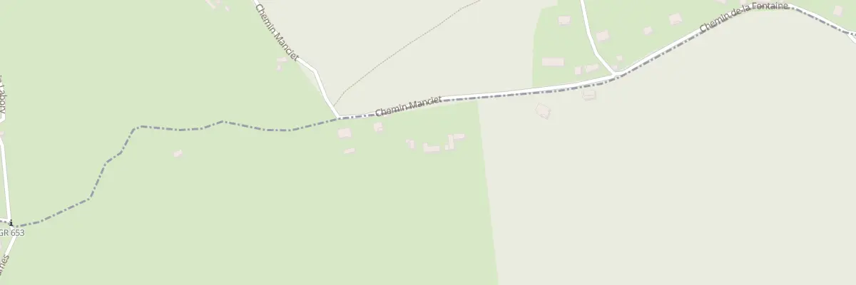 Plan du 261 Che Manciet à Aubertin