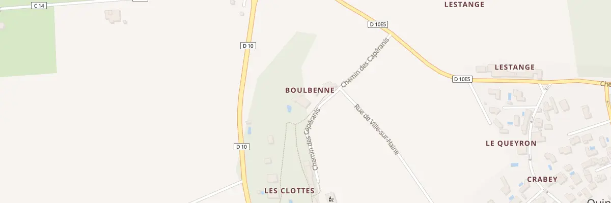 Plan du 153 Boulbenne à Quinsac