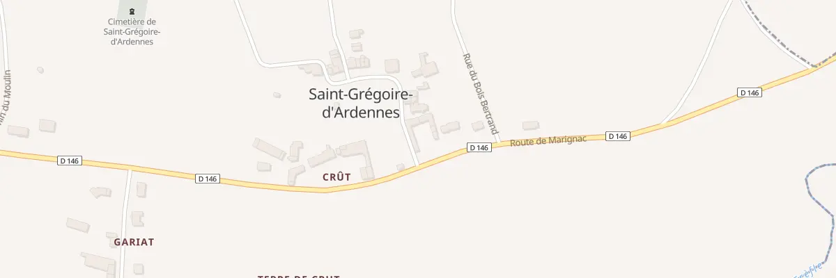 Plan du 1 Rte de Marignac à Saint-Grégoire-d’Ardennes