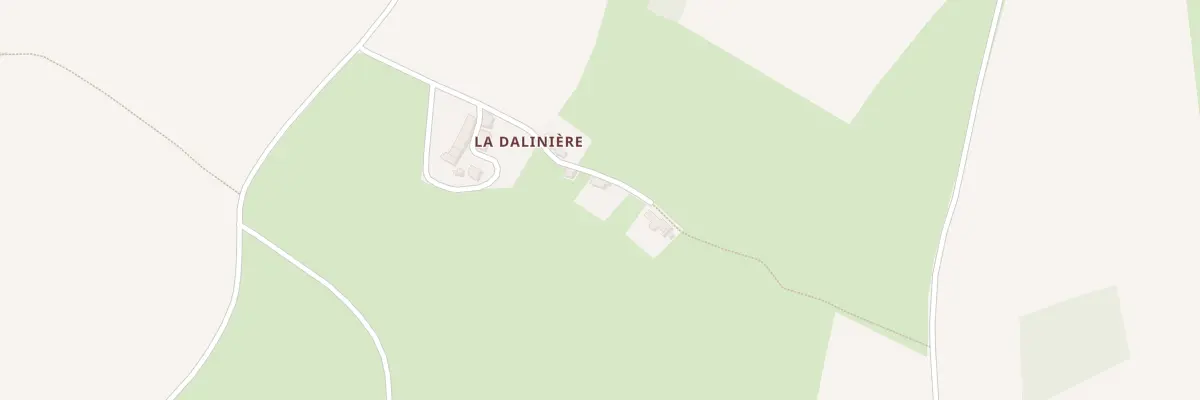 Plan du 10 La Dalinière à Clécy
