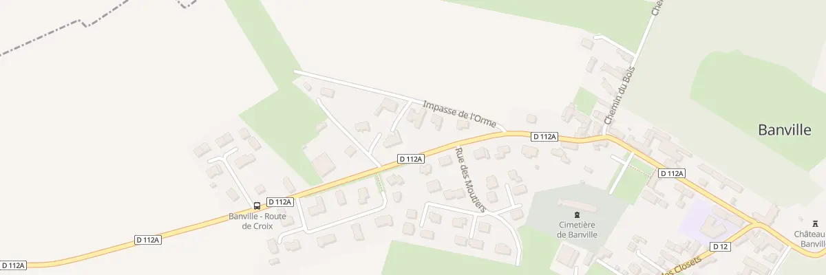 Plan du 1B Imp de l’Orme à Banville