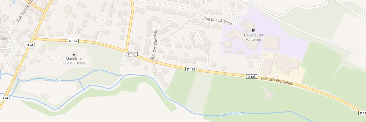 Plan du 21 Rue des Fontaines à Bellevigne-en-Layon