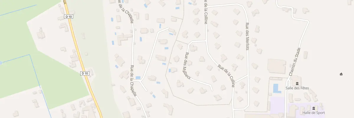 Plan du 305 Rue des Malbecs à Latresne
