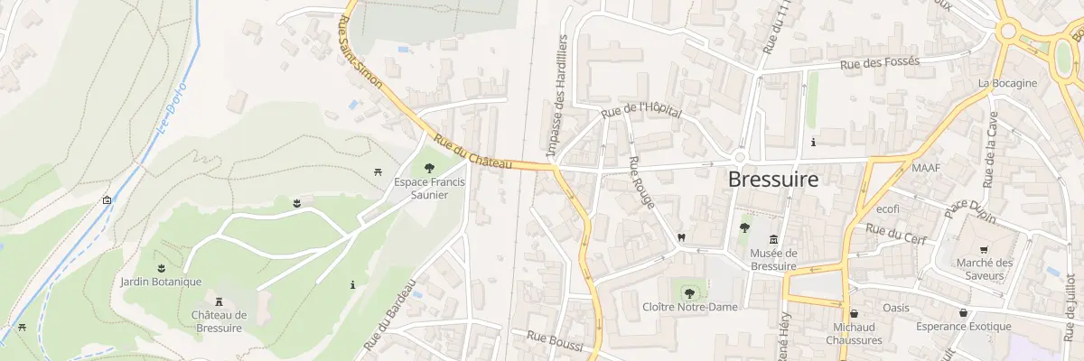 Plan du 7 Rue Saint Nicolas à Bressuire