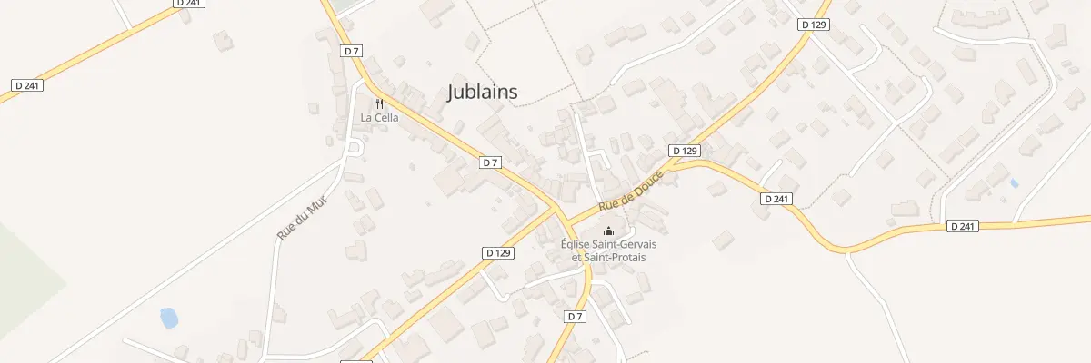 Plan du 6 Rue du Temple à Jublains