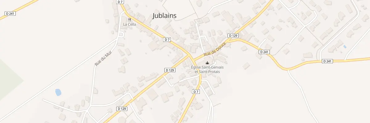 Plan du 1 Rue de la Liberation à Jublains