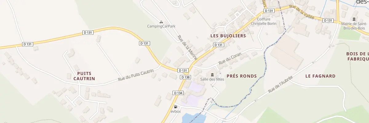 Plan du 2 Rte de la Chapelle des Pots à Saint-Césaire
