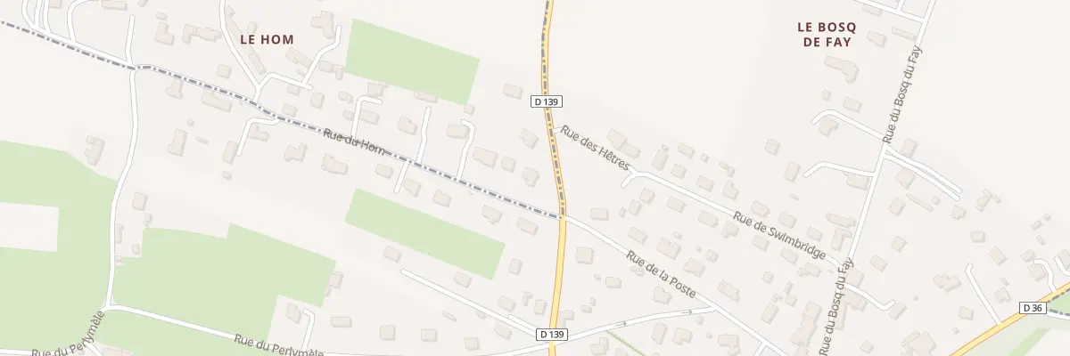 Plan du 5 Le Hom à Évrecy