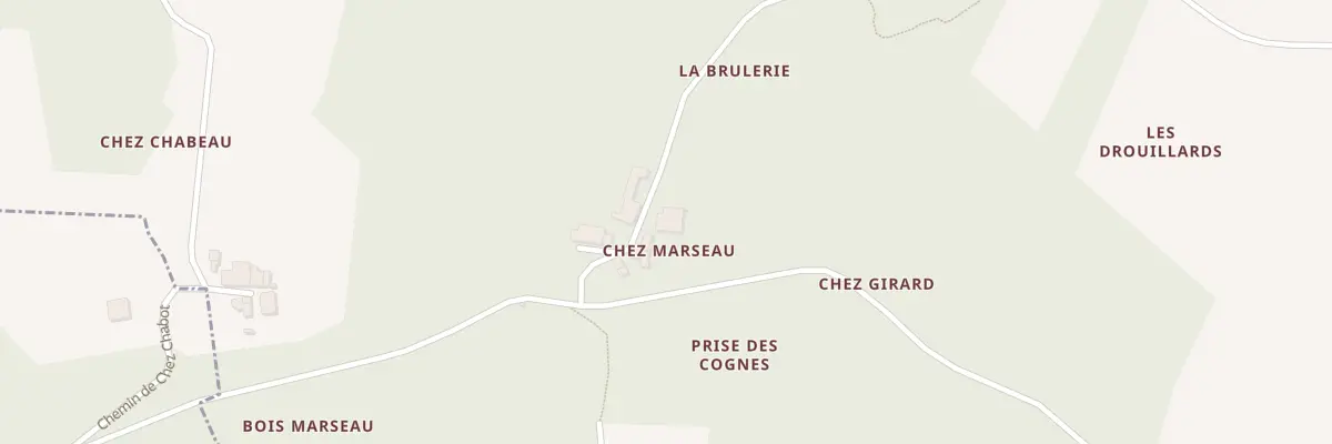 Plan du 2 Chez Marseau à Saint-Césaire