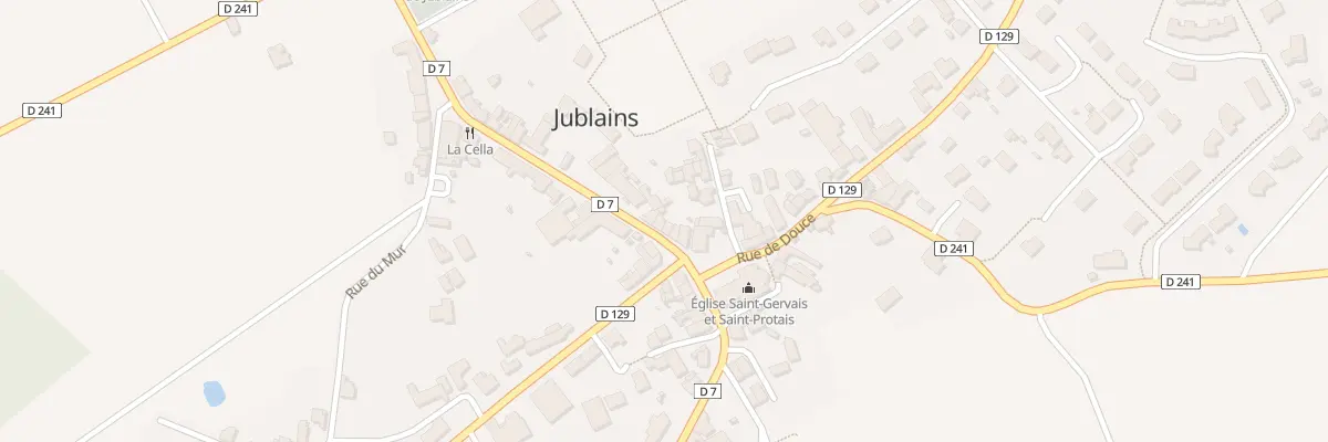 Plan du 8 Rue du Temple à Jublains